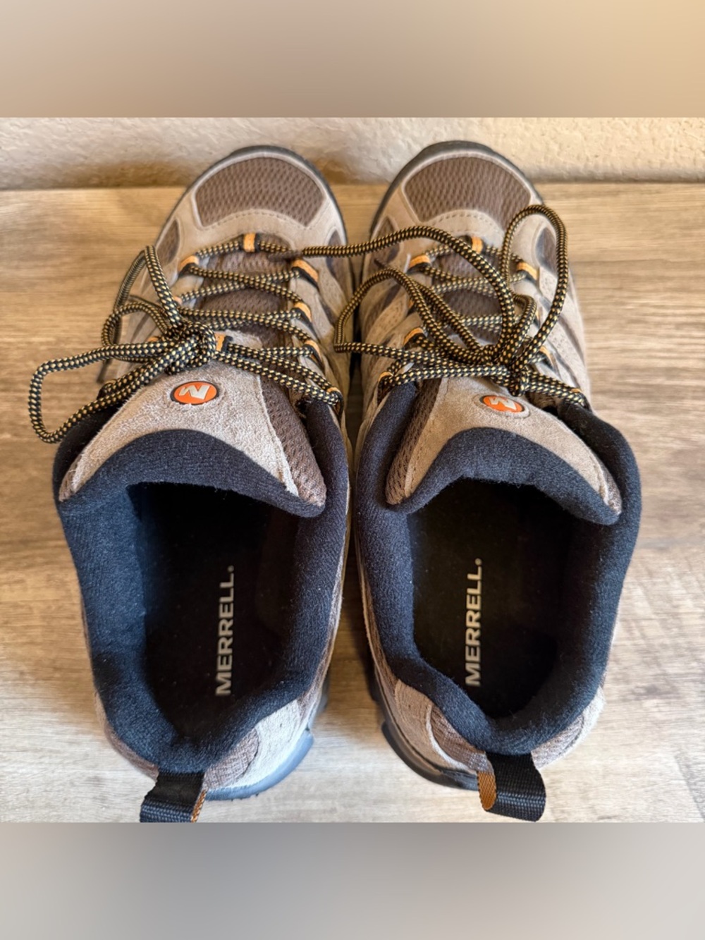 Merrell Men's Moab Hiking Shoes Mens 11 Vibram Soles - Picture 4 of 10